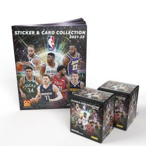 NBA 2021/22 Sticker- & Ruilkaartencollectie: 72 ZAKJES + STICKERALBUM