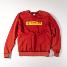 Panini sweatshirt met logo in vintage look