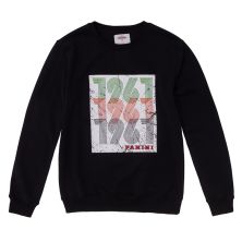 Panini katoenen hoodie sweatshirt met rits en vintage logo
