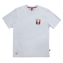 T-shirt Tematico x Panini avec écusson drapeau français - taille L, couleur : gris